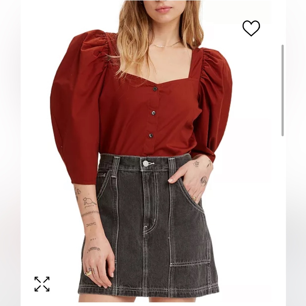 Levi’s Women's Ellora Puff-Sleeve Blouse